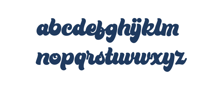 Bratsy Script Demo Reguler Lowercase