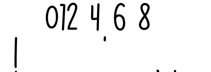 Bratterly Font OTHER CHARS
