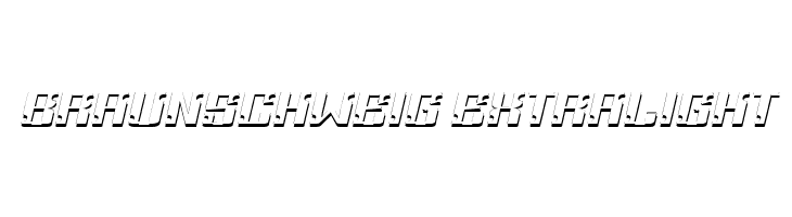 Braunschweig ExtraLight  Free Fonts Download