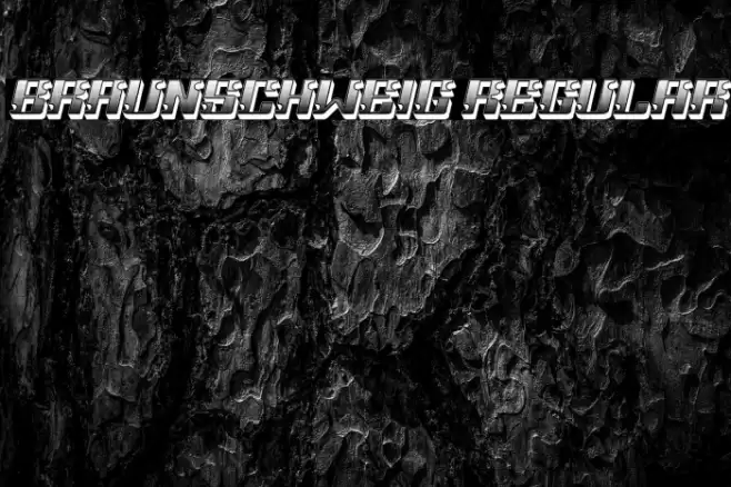 Braunschweig Regular Font examples