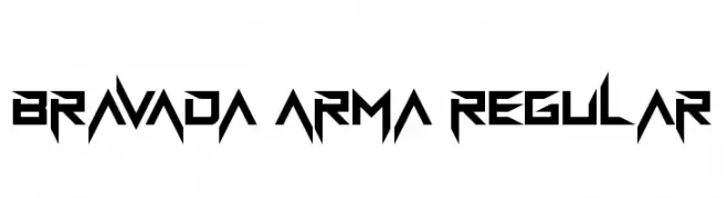 BravAda Arma Regular  Frei Schriftart Herunterladen