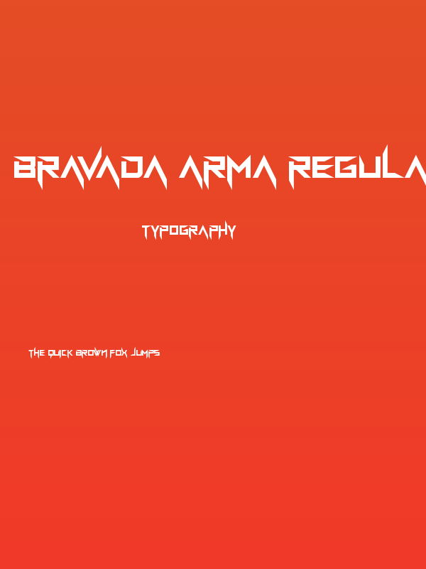BravAda Arma Regular Poster