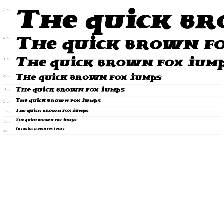 Brava-Italic Waterfall