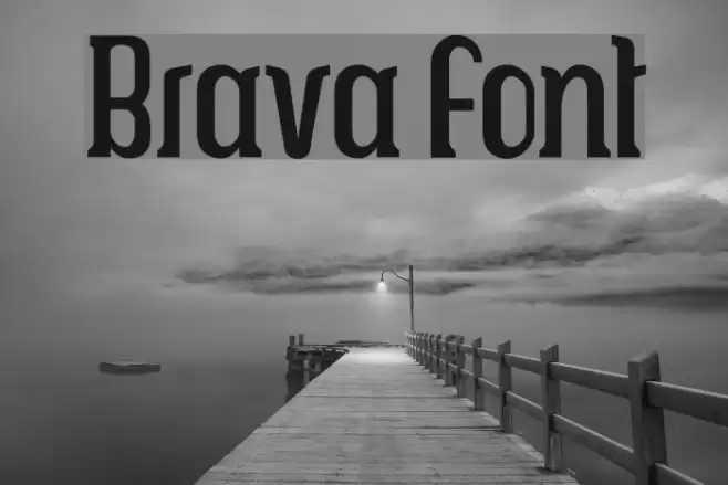 Brava Font examples