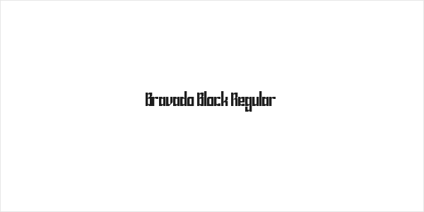 Bravado Block Regular Logo