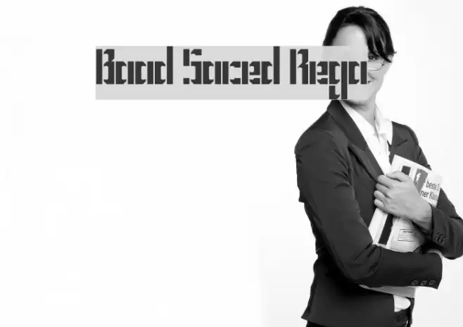 Bravado Spaced Regular Font examples