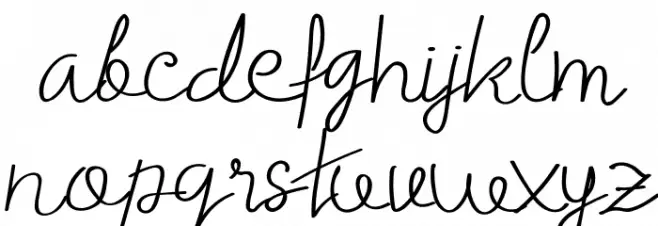 Bravani Font LOWERCASE