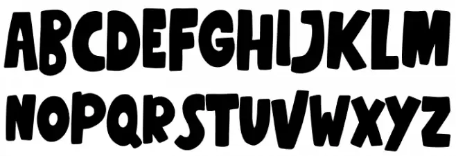 Bravary Font UPPERCASE