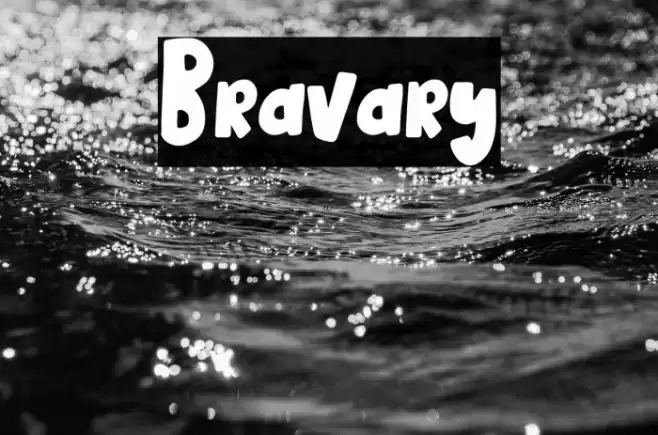 Bravary Font examples
