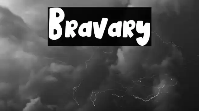 Bravary Font examples