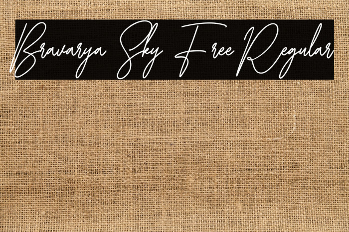Bravarya Sky Free Regular Example 3