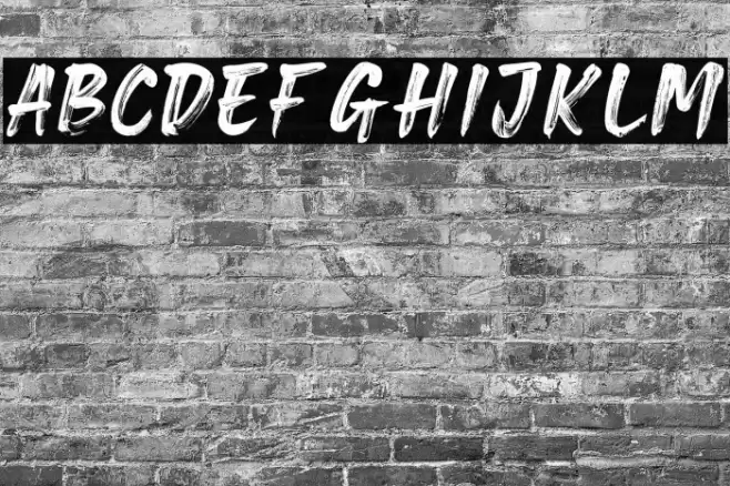 Brave Gates Personal use Font examples