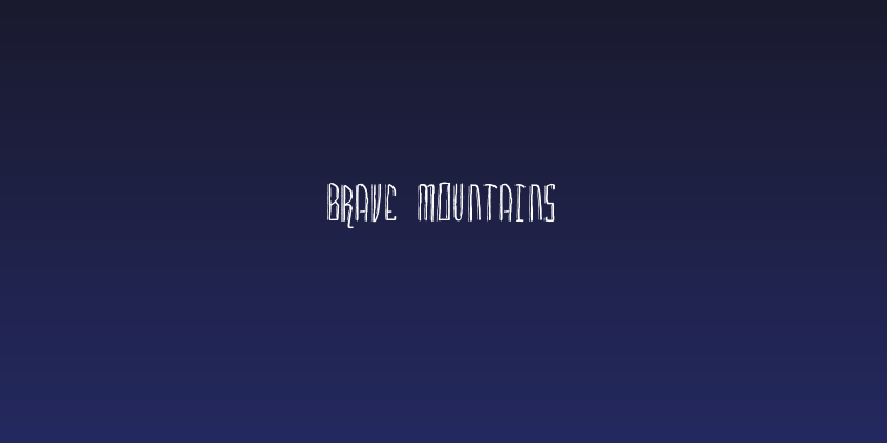 Brave Mountains Social Header