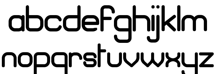 Brave New Era G98 Font LOWERCASE