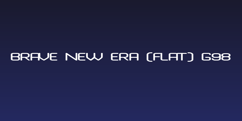 Brave New Era [flat] G98 Social Header