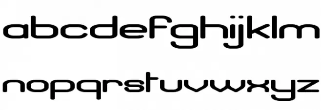 Brave New Era [flat] G98 Schriftart Kleinbuchstaben