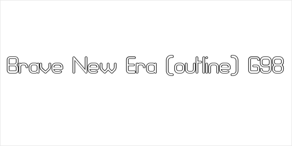 Brave New Era [outline] G98 Logo
