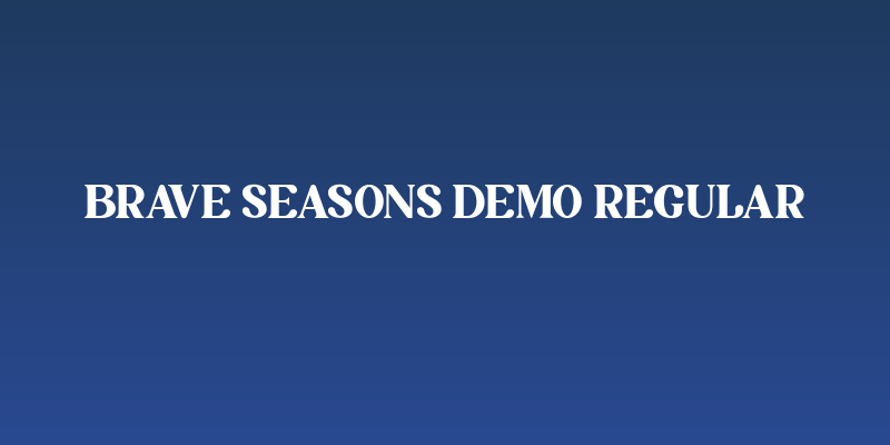 Brave Seasons DEMO Regular Social Header