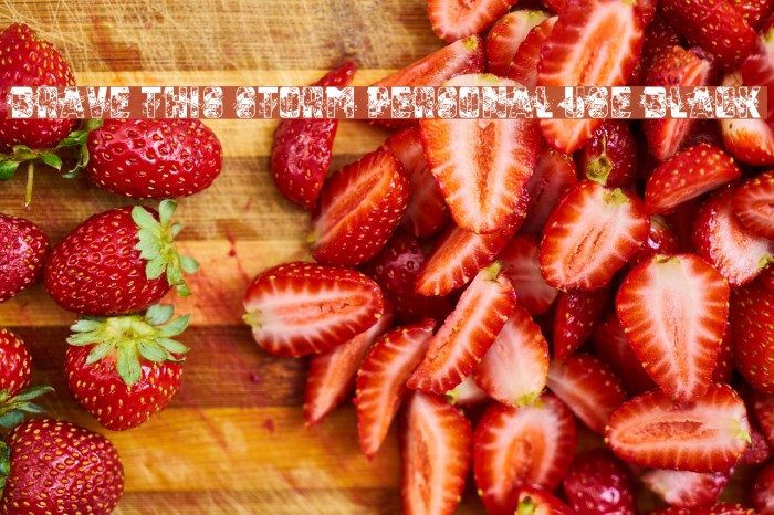 Brave this Storm Personal USE Black Example 2