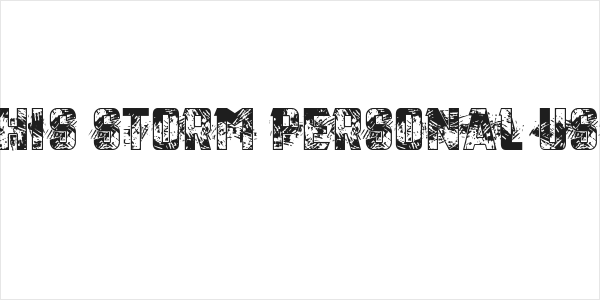 Brave this Storm Personal USE Black Logo