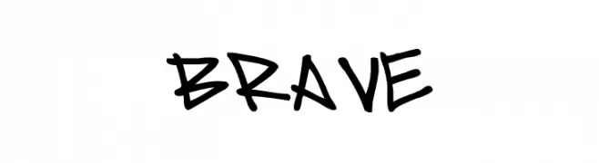 Brave  font caratteri gratis