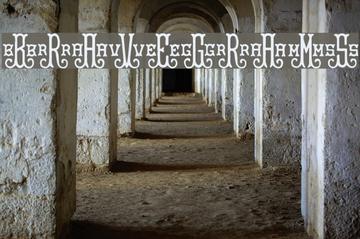 BraveGrams Font examples