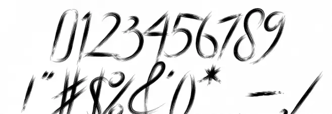 BraveHeart Font OTHER CHARS