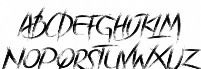 BraveHeart Font LOWERCASE