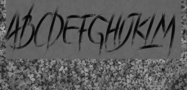 BraveHeart Font examples