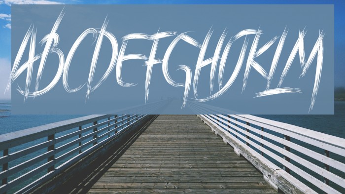 BraveHeart Font examples