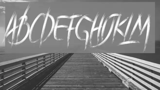 BraveHeart Font examples