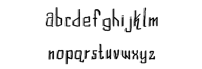 BraveMountains Font LOWERCASE