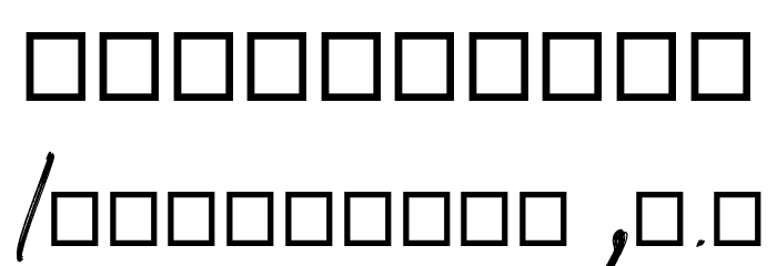 Brave_Signature Font OTHER CHARS