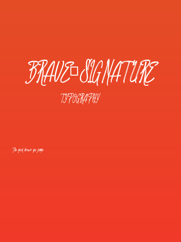 Brave_Signature Poster