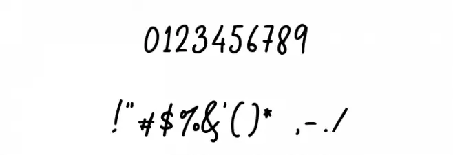 Bravo Charlie Script -Demo- Font OTHER CHARS