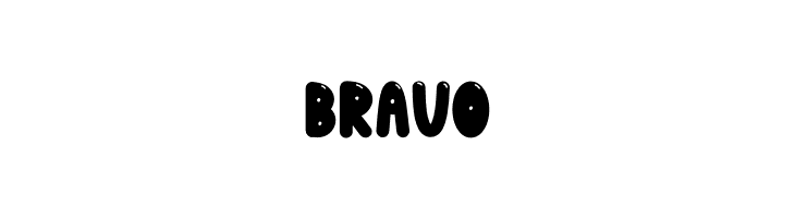 Bravo  font caratteri gratis