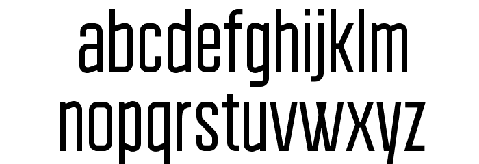 BravoRG Font LOWERCASE
