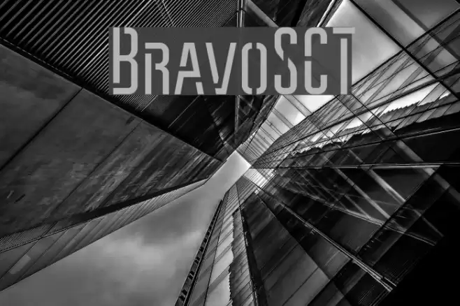 BravoSCT Font examples