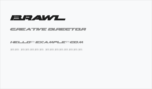 Brawl Business Card