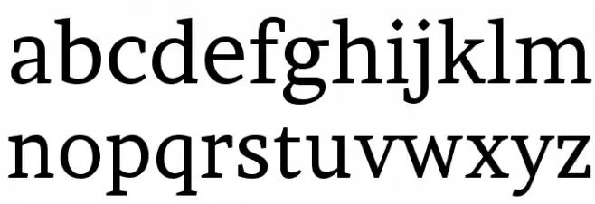 Brawler Font LOWERCASE