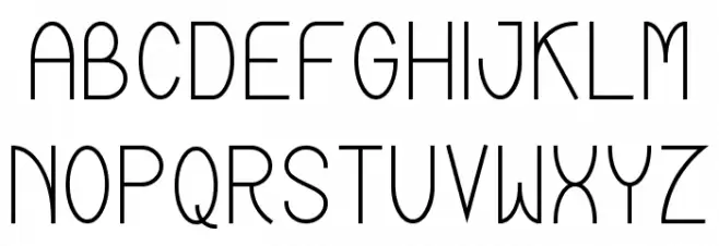 Braxline Narrow Font OTHER CHARS