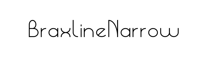 Braxline Narrow  Free Fonts Download