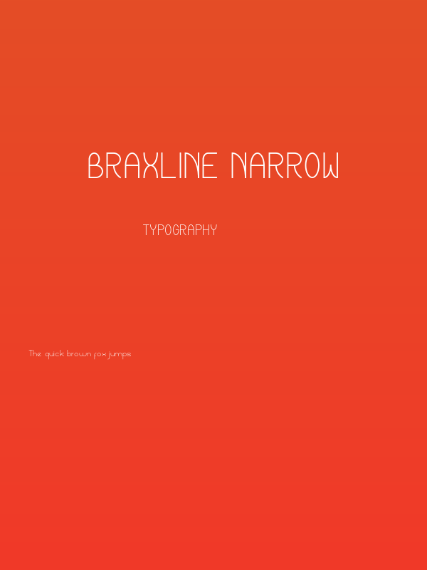 Braxline Narrow Poster