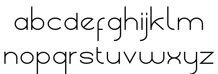 Braxline Narrow Font LOWERCASE