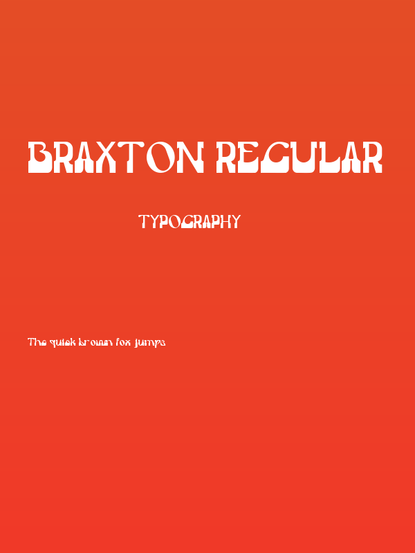 Braxton Regular Poster