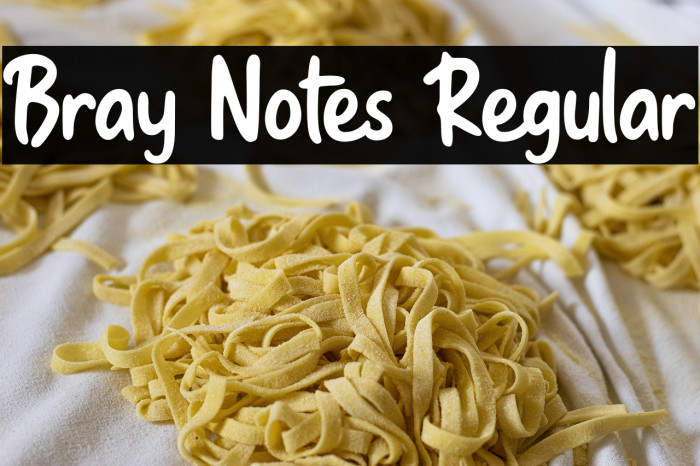 Bray Notes Regular Example 3