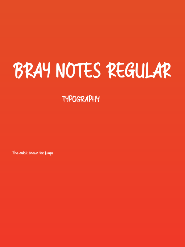 Bray Notes Regular Poster