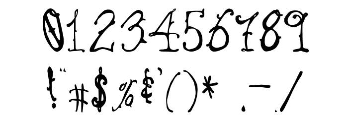 Bray フォント その他の文字