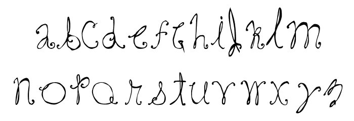 Bray フォント 小文字