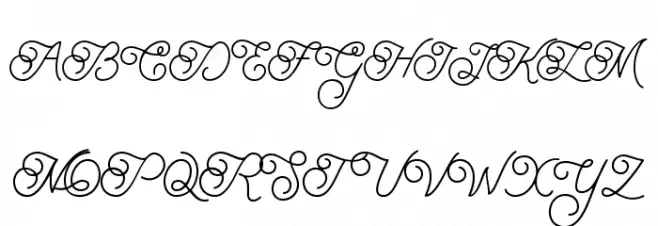 BraydenScript Fonte MAIÚSCULAS